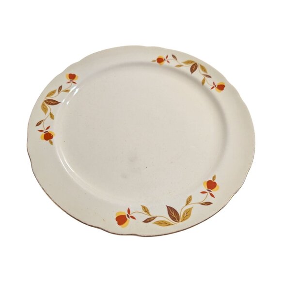 Hall Jewel Tea Autumn Leaf Mary Dunbar Dinner Plate Soup Bowl Berry Bowls Lot - Picture 5 of 9